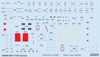 P-47D stencils EDUARD/TAMIYA/ACADEMY/HASEGAWA/HOBBY BOSS