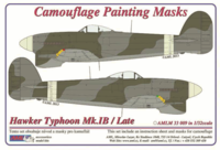 Camouflage painting masks Hawker Typhoon Mk.Ib