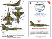 Lockheed-Martin F-16C Fighting Falcon - Aggressor Splinter Green/Black/Brown camouflage pattern paint masks - Image 1