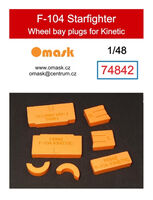 F-104 Starfighter Wheel Bay Plugs (For Kinetic)