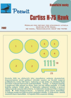 Camouflage mask for Curtiss H-75 Hawk AZ Model