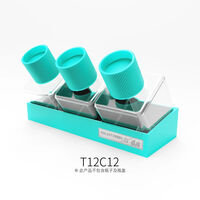Anti-Toppling Adhesive Bottle Base (3 Bottle Position Green)