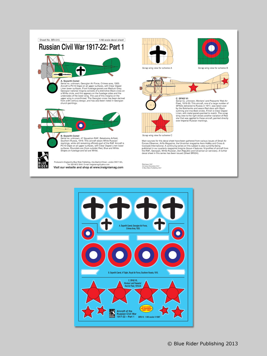 Russian Civil War: Part 1 Blue Rider Publishing -BR515