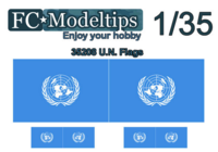 Adaptable decal flag United nations - Image 1