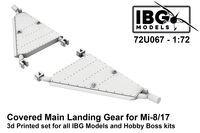 Mil Mi-8 and Mi-17 - Covered Main Landing Gear (3D-Printed / for IBG Models and Hobby Boss kits) - Image 1
