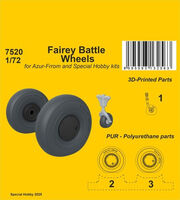 Fairey Battle Wheels (For Azur-Frrom And Special Hobby)