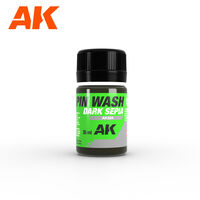 AK324 Pin Wash - Dark Sepia Enamel