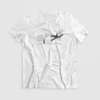 Biay T-Shirt "PO NOWY MODEL" - rozmiar S