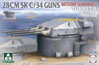 Battleship Scharnhorst Turret  B 28CMSK C/34 Guns