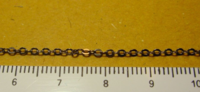 2.0x1.5 mm black oval chain