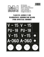 Aero C-3B Markings airbrush mask for Special Hobby - Image 1