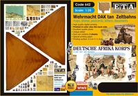 Wehrmacht WWII DAK tan Zeltbahns - Image 1