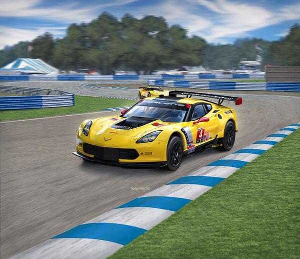 revell corvette c7r