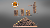 Accessories For Wood Cutting Diorama