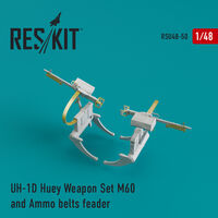 UH-1D Huey Weapon Set M60 and Ammo belts feader