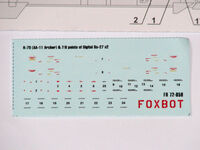 Soviet Missile R-73 AA-11 Archer 7/8 points of Digital Su-27 Stencils - Image 1