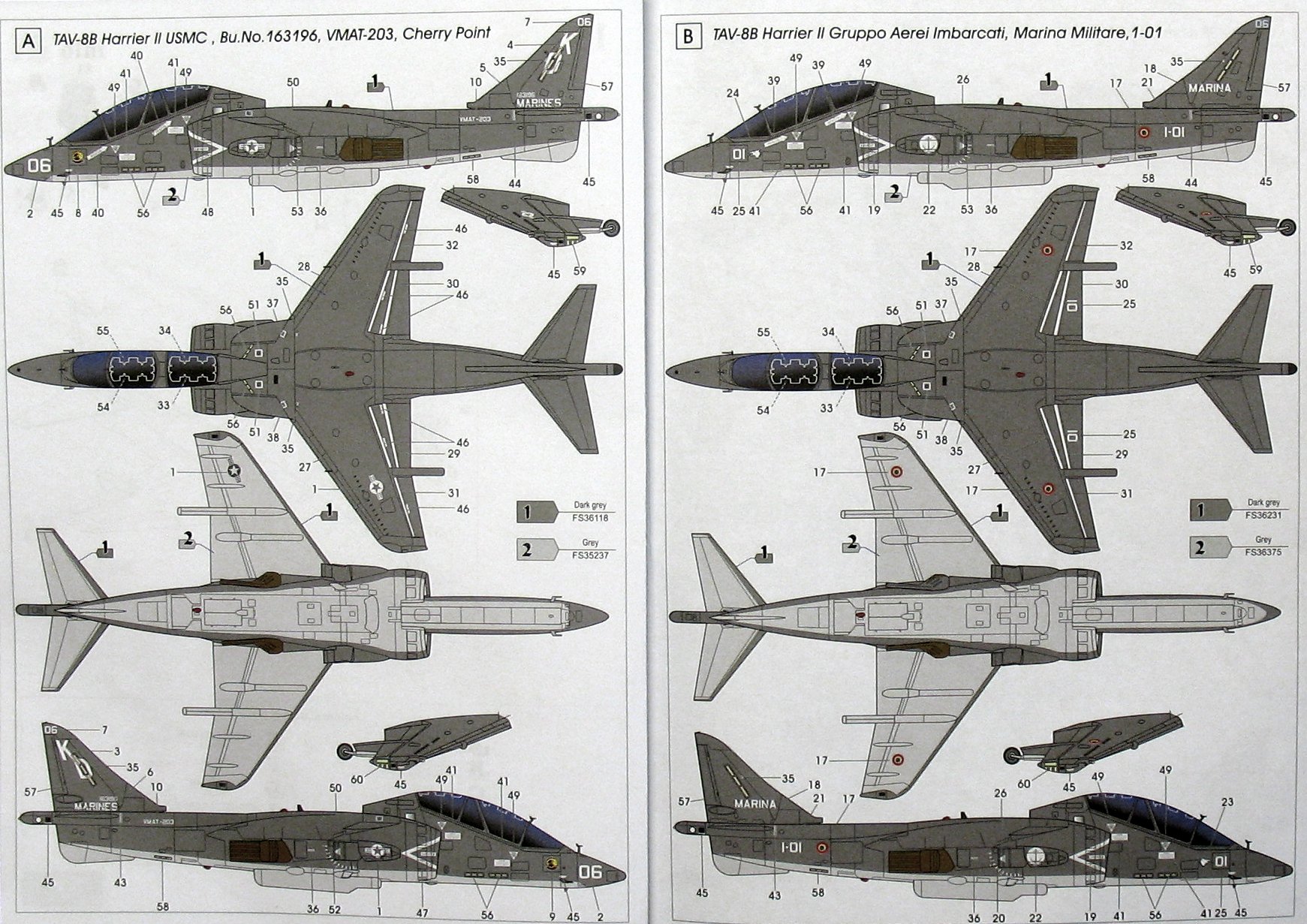TAV-8B Harrier II Sword 72100
