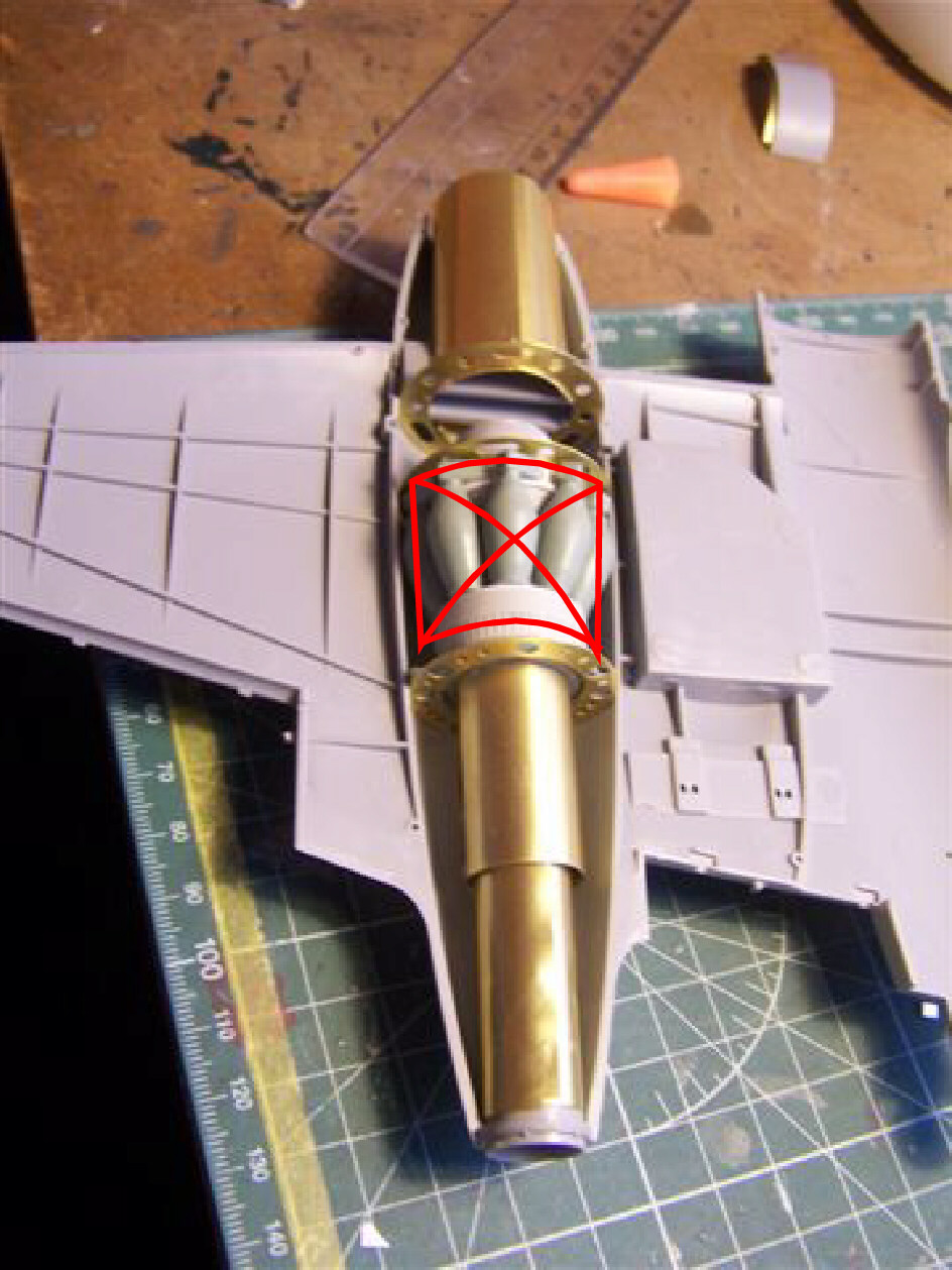 Intake and Exhaust Gloster Meteor. Includes detailed Intake, Exhaust, Resin Parts, Photoetched