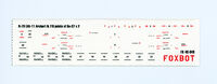 Stencils For Missile R-73 (AA-11 Archer) And 7/8 Points For Su-27