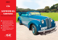 Admiral Cabriolet - WWII German Staff Car with Figures ICM 35471