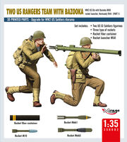 Two US Rangers Team With Bazooka - WW2 US Gls With Bazooka M1A1 Rocket Launcher, Normandy 1944 (Part 1) - Image 1