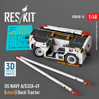 US Navy A/S32A-49 (Short) Deck Tractor (3D Printed Model Kit) - Image 1