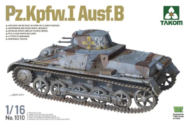 Pz.Kpfw.I Ausf.B Takom 1010