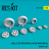 MiG-21 PF/ PFS/ PFM/ FL/ M/ MF/ MFN/ SM/ R wheels set