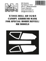 Bell AH-1G/Q/S Cobra Canopy airbrush mask - Image 1