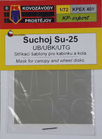 Sukhoi Su-25 UB/UBK/UTG - Canopy and Wheel Mask (for Kovozavody Prostejov kits) - Image 1