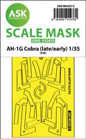 Bell AH-1 G Cobra (early/late) - one-sided express fit painting mask (for ICM kits)