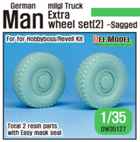 German Man milgl Truck Extra 2ea Sagged wheel set 2 Continetal HCS