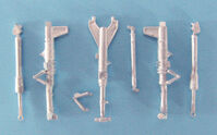Dassault Mirage 2000 - Landing Gear (designed to be used with Kinetic Model kits) - Image 1