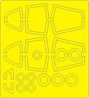 F/A-18F Super Hornet EXPERT kabuki masks  for Hasegawa E18 kit - Image 1