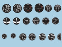 USAAF WWII Instruments Dial Decals (x208)
