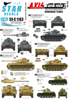 Axis Tank mix # 2. Romanian tanks in WW2, Pz III Ausf N, Pz IV Ausf G / H / J, and R-35.