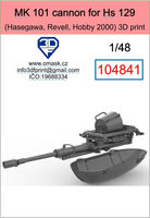 MK 101 Cannon For Hs 129 (For Hasegawa, Revell, Hobby 2000)