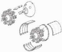 Wellington Mk.I silnik MPM