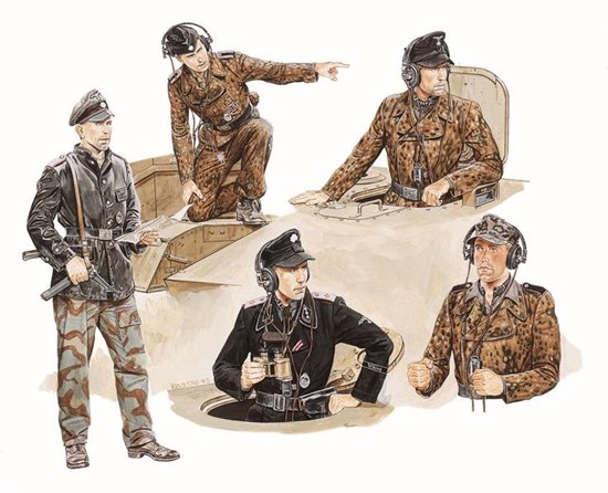 WAFFEN SS TANK CREW Dragon 6014