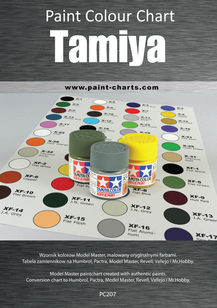 Tamiya Color Chart