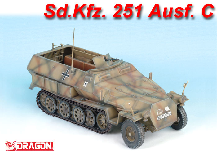 [ܼ] BD6187 [Dragon] BD6187 1/35 Sd. Kfz. 251 Ausf. C (HalfTrack)