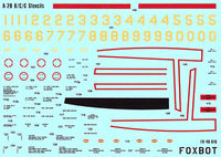 Stencils for Douglas A-20B/C/G Boston