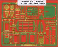 De Havilland Sea Vixen FAW.2 exterior, ladder etc (designed to be used with Eastern Express, FROG, Novo and Revell kits) - Image 1