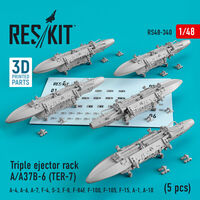 Triple ejector rack A/ A37B-6 TER-7 5 pcs  A-4, A-6, A-7, F-4, S-3, F-8, F-84F, F-100, F-105, F-15, A-1, A-10 - Image 1