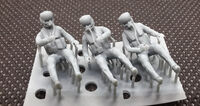 US Modern Pilots with JHMSC helmet & MBU-23 mask (3 figures)