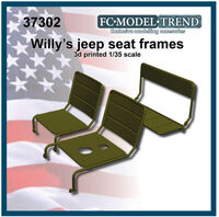 Willys Jeep - Seat Frames (3D-printed)