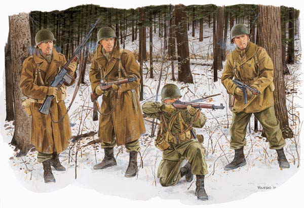 U.S.101st Airborne Div, Bastogne 1944 Dragon 6163