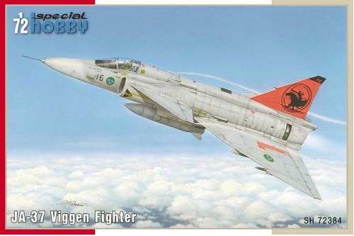 AJ-37 Viggen Strike Fighter in 1/72 von Special Hobby