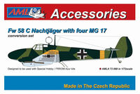 Focke-Wulf Fw-58 C Nachtjger with four MG 17 (for Azur, Fromm and Special Hobby kits) - Image 1