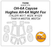 OH-6A Cayuse / Hughes AH-6A Night Fox (ITALERI/ TAMIYA)